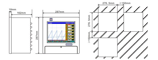 KH400G彩色48通(tōng)道(dào)無紙(zhǐ)記錄儀